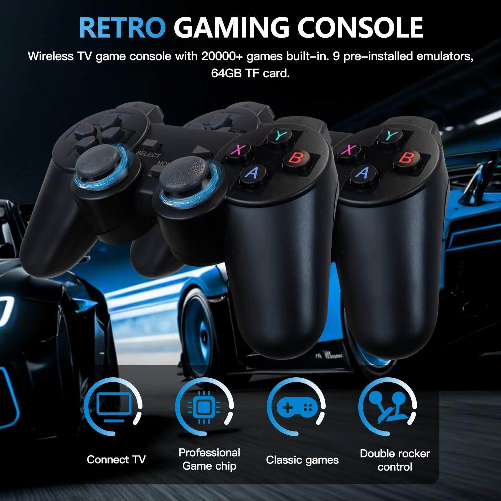 Retro Video Game Console 4K Ga - Gaming Console Stick review and price