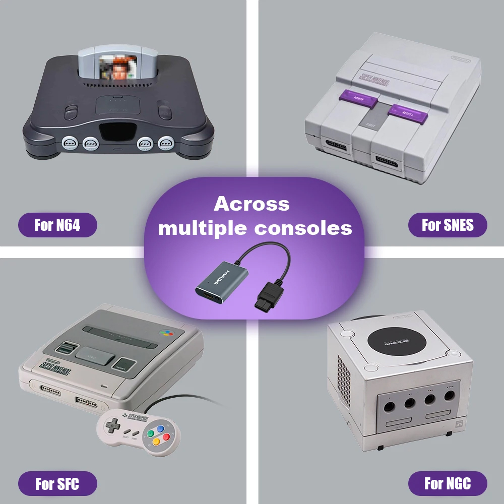 Bitfunx 720P Svideo / AV To HD - Gaming Console All In One review and price