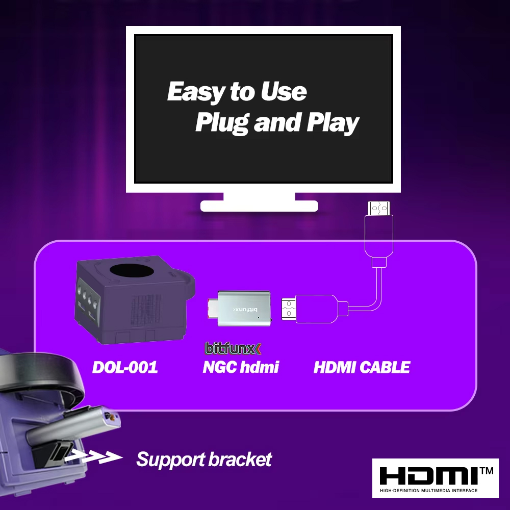 Bitfunx GC Video HDMI™ Adapter - Gaming Console All In One review and price