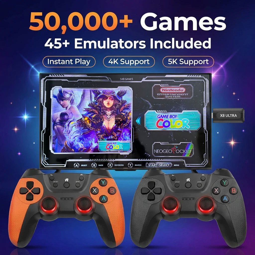 X8 Ultra Game Stick Pro 128GB  - Gaming Console Stick review and price